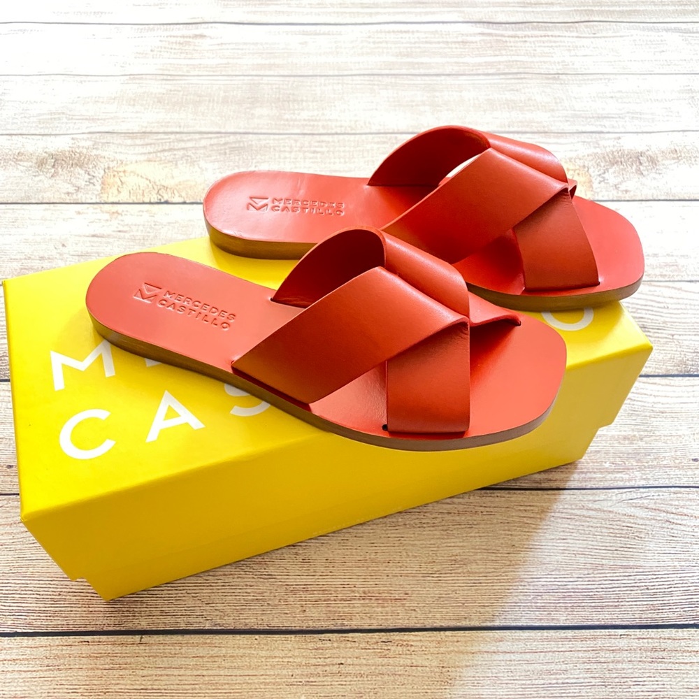 Mercedes Castillo Leather Sandals - Picture 2 of 6
